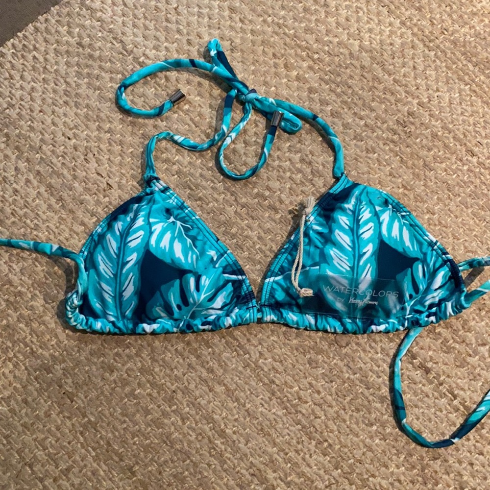 Kenny Flowers watercolor swim top